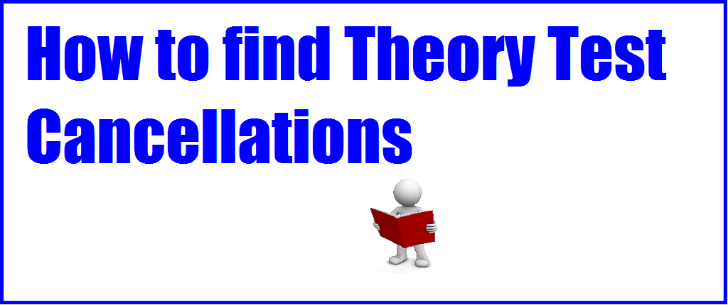 picture link how to find theory test cancellations